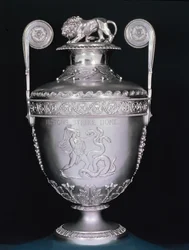 Trafalgar Vase, Designed by John Flaxman, Made by Digby Scott & Benjamin Smith